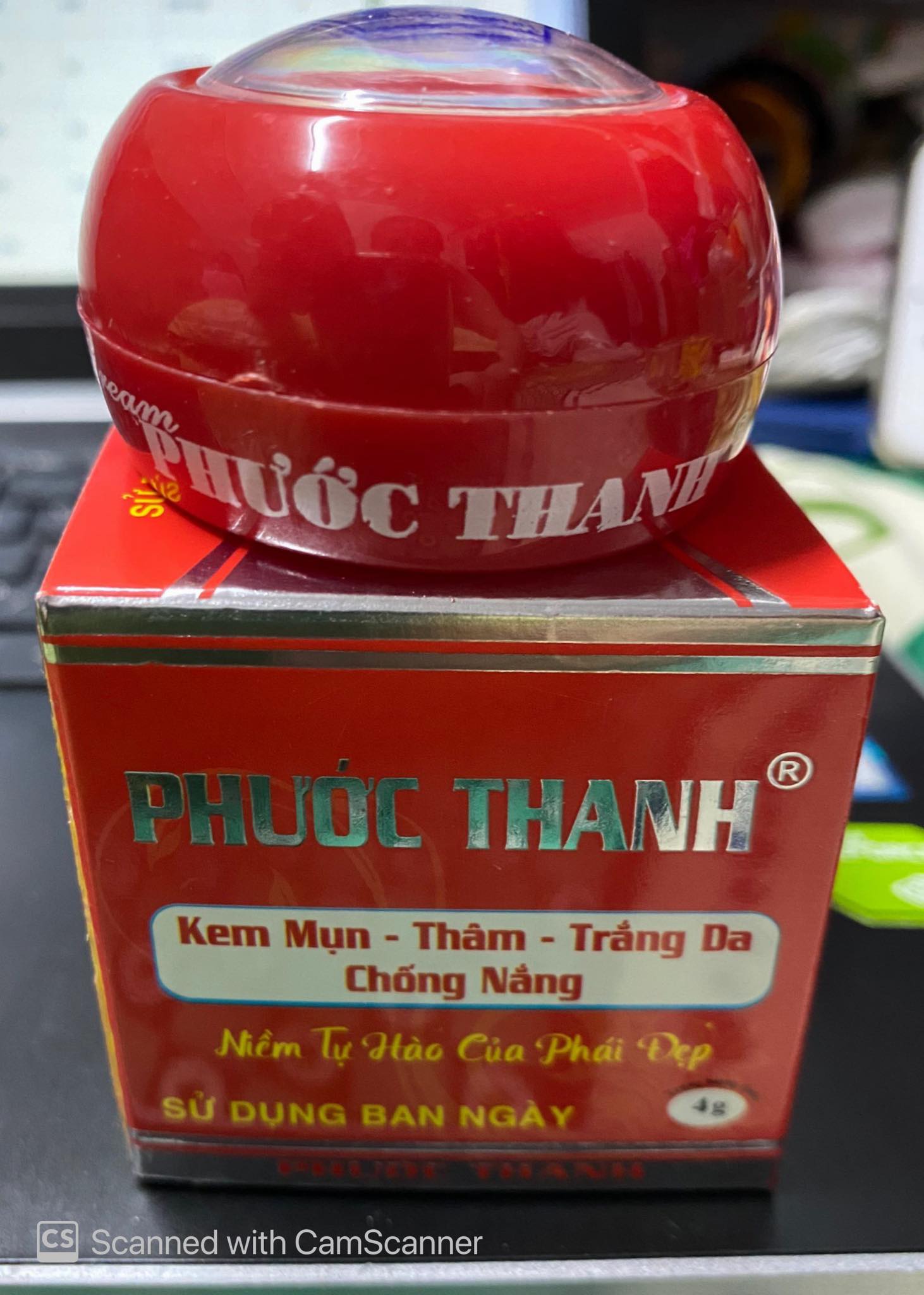 Kem Mụn - Thâm - Trắng Da Chống Nắng Phước Thành 4g