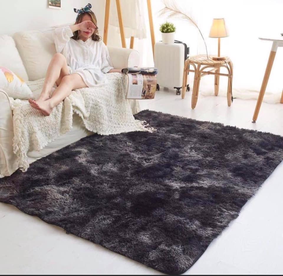 Thảm lông loang trải sàn cao cấp 1m6x2m
