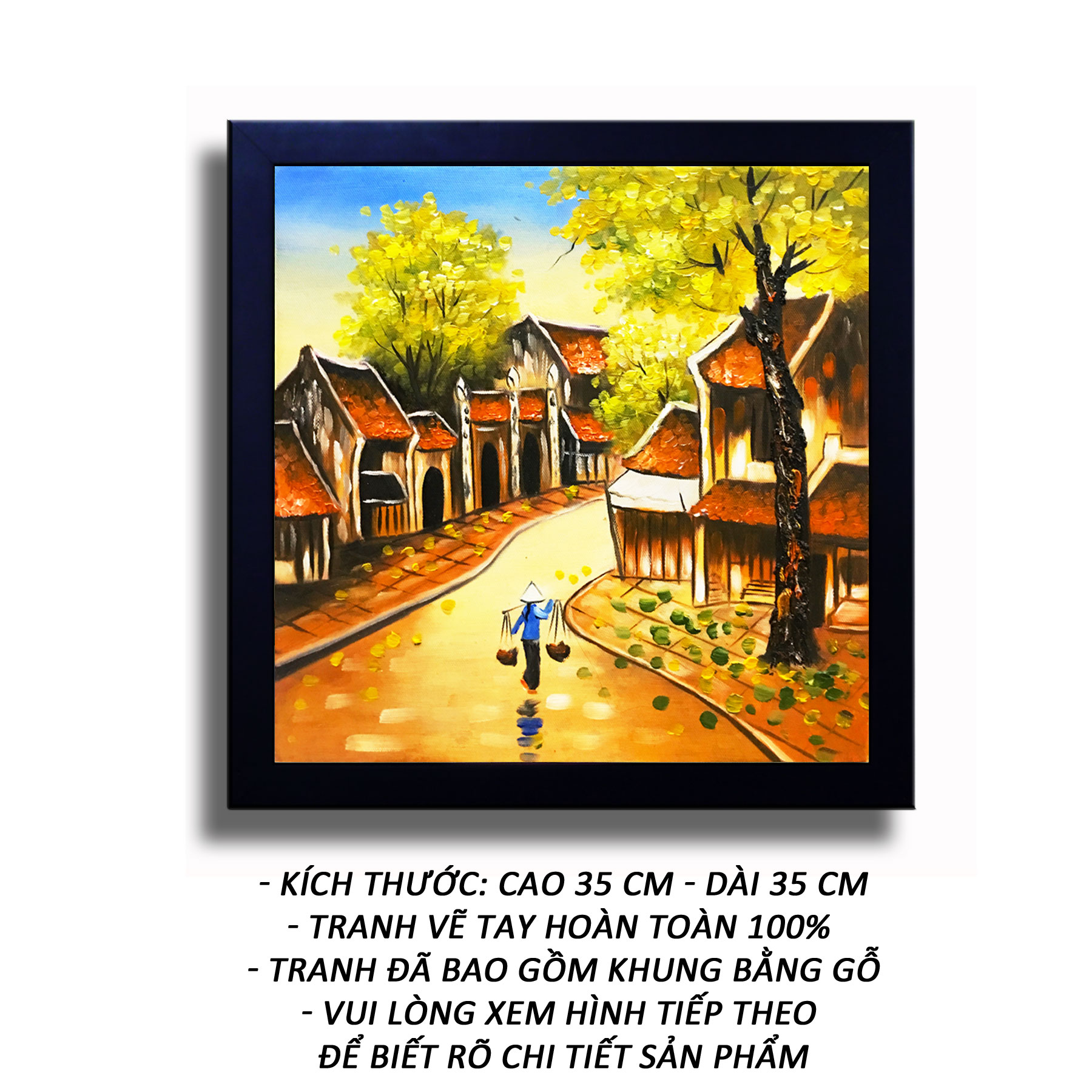 Tranh trang trí - cuộc sống mưu sinh 9 - tranh minh hiền