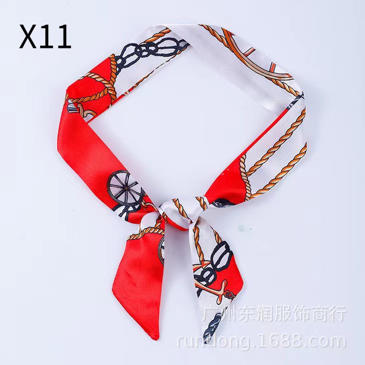 Khăn lụa buộc tóc, thắt nơ