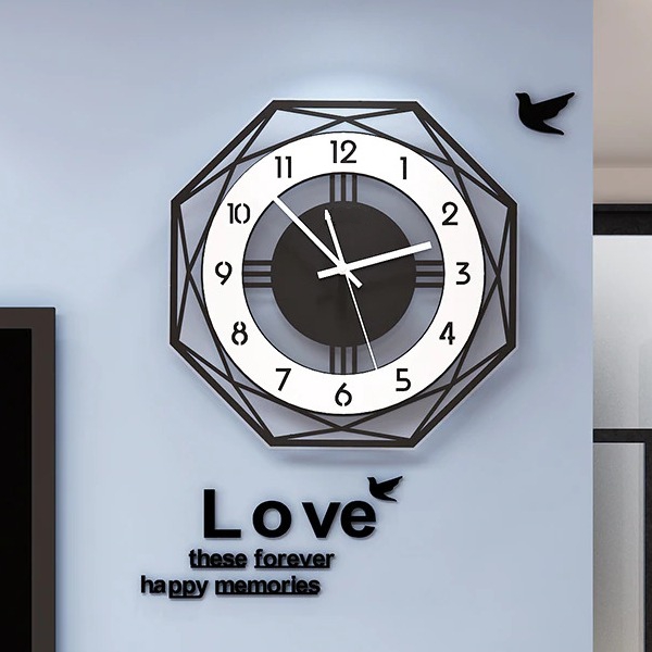 Đồng hồ treo tường trang trí sang trọng và hiện đại CL002 - Kích thước: 35x35 40x40 cm