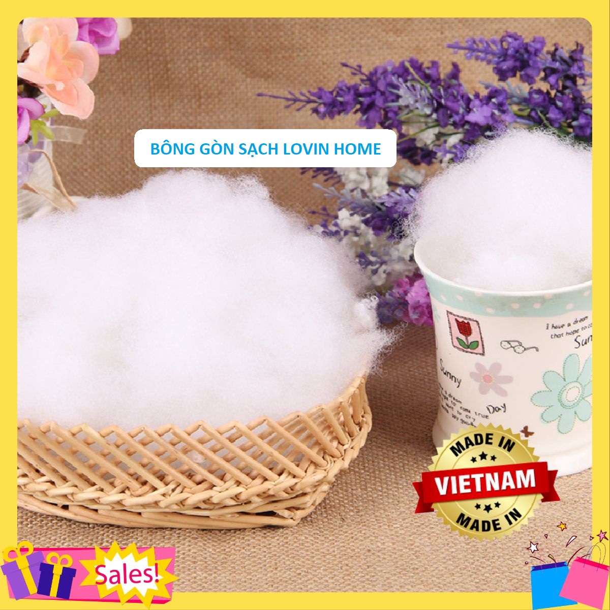 BÔNG GÒN 1KG 100% POLYESTER CAO CẤP, NHỒI THÚ BÔNG, CHỤP HÌNH NỀN, NHỒI GỐI TỰA LƯNG, GỐI NẰM