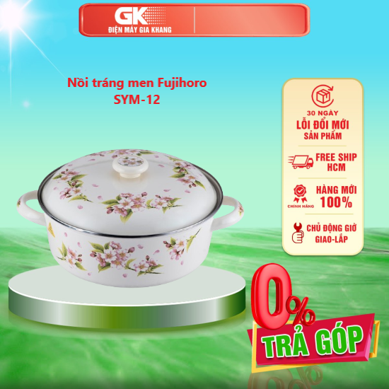 Nồi tráng men fujihoro sym-12 - giao toàn quốc