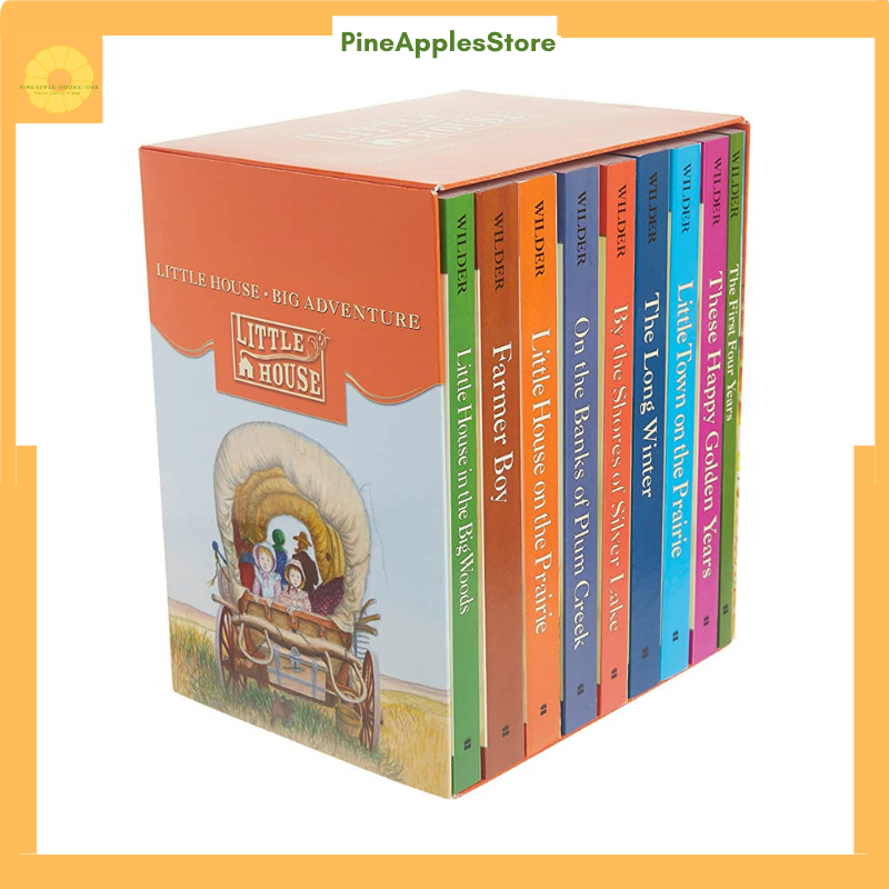 Truyện Little house on the prairei Boxed 9 books nhập khẩu