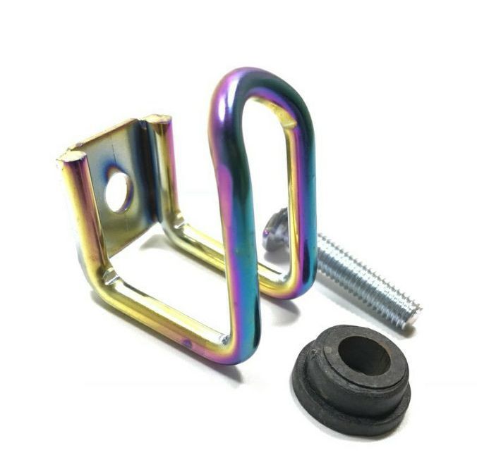Móc khóa treo đồ xi titan chữ u cho xe máy. móc câu, móc khóa gạt. giá 1 cái