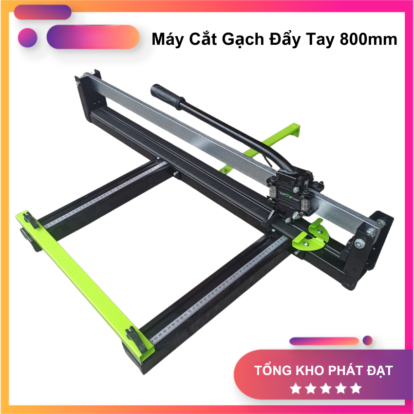Máy cắt gạch tay đẩy TOPWAY 800mm-Máy cắt gạch không bụi TOPWAY cắt gạch tối đa 800mm-Tặng kèm 01 lưỡi cắt