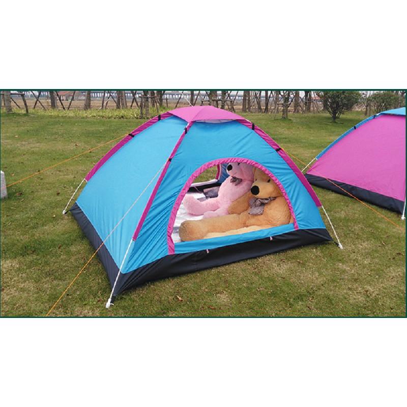 Lều cắm trại chống thấm nước vải dù loại to 200x150x110cm, lều du lịch thông minh, leu cam trai chong tham nuoc vai du loai to, leu du lich thong minh