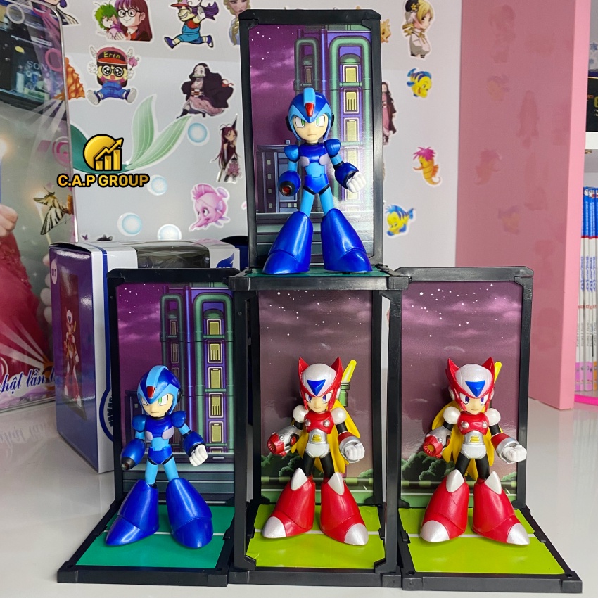Mô hình Megaman Rockman và Zero Đồ chơi tuổi thơ 8x 9x