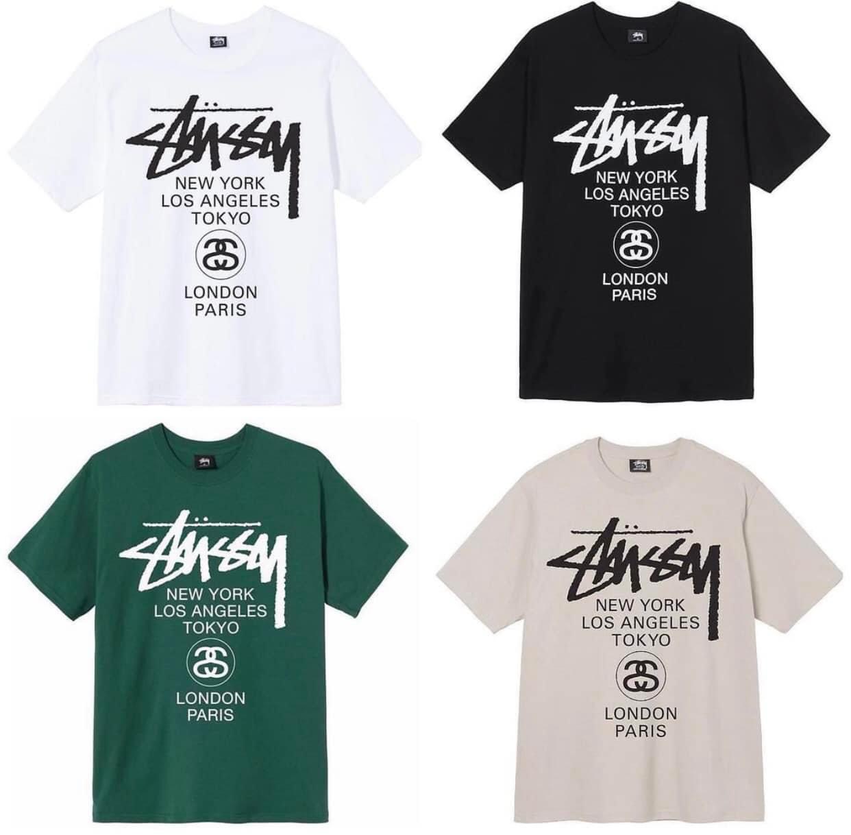 Áo thun stussy world tour - có sẵn