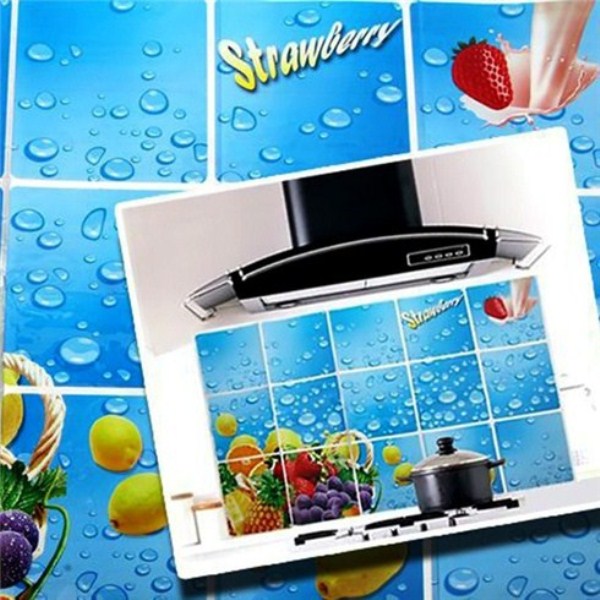 [HCM]Combo 4 Giấy dán bếp chịu nhiệt loại lớn 60x90cm