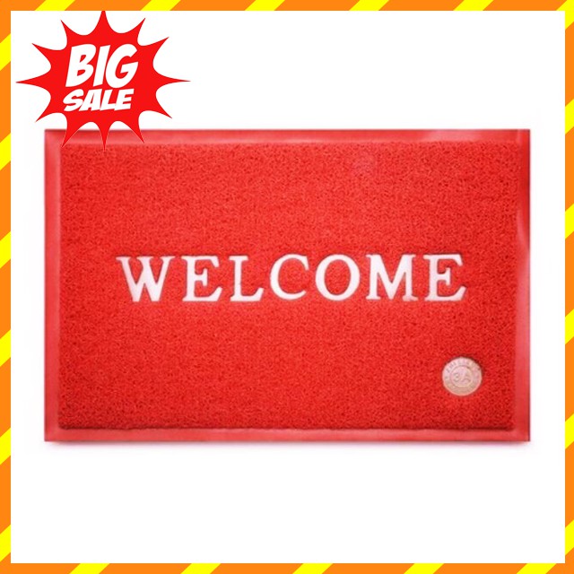 Thảm welcome cỡ đại 90x120cm, thảm trải khách sạn, nhà lớn sang trọng, thảm chùi chân nhựa