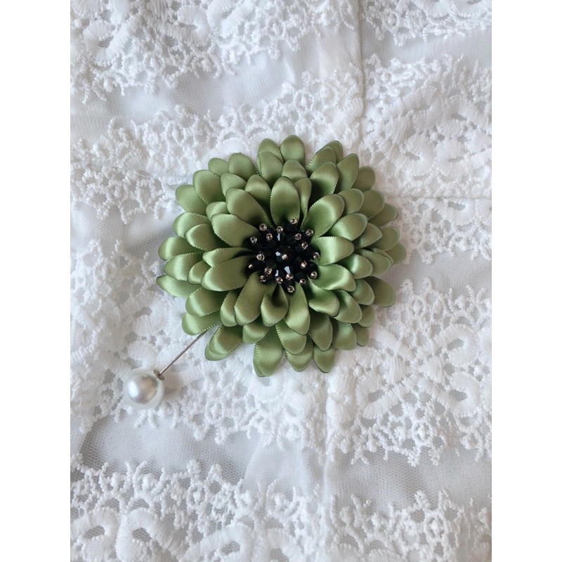 Hoa cài áo hoa cúc [hann handmade - hoa cài áo, phụ kiện thời trang sỉ]