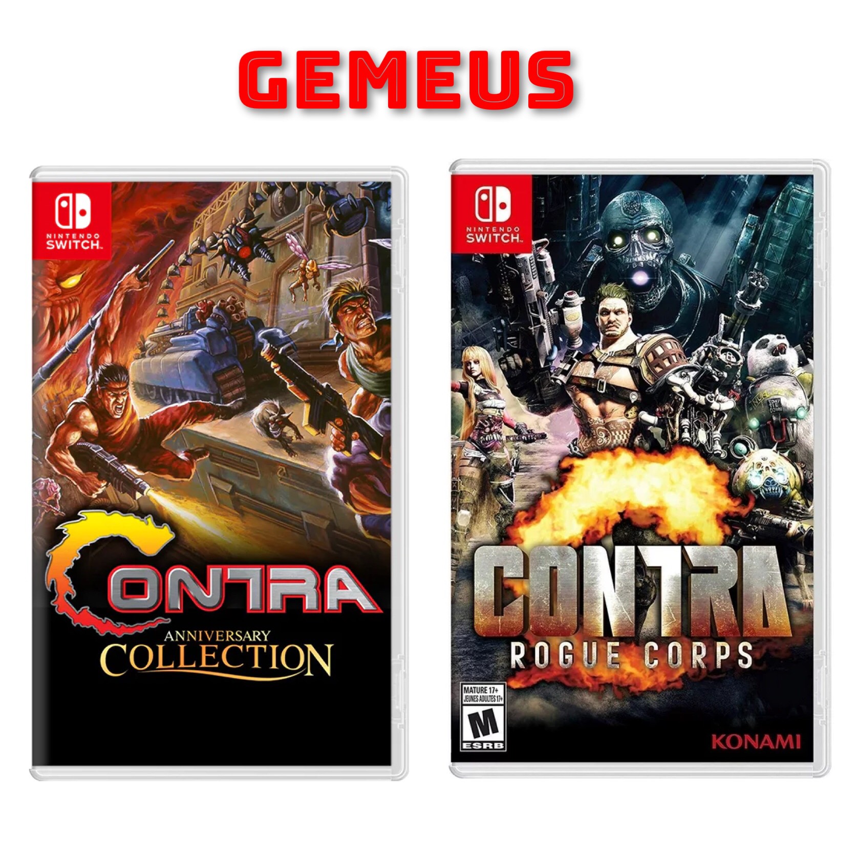 Game Nintendo Switch Contra Rogue Corps Hệ Us