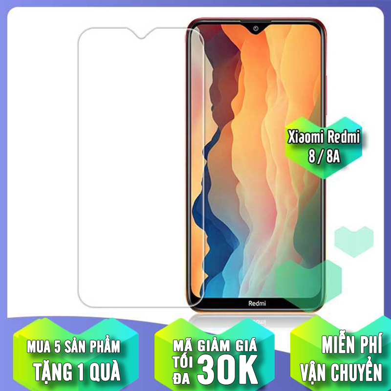 Kính cường lực cho xiaomi redmi 8 / 8a - trong suốt