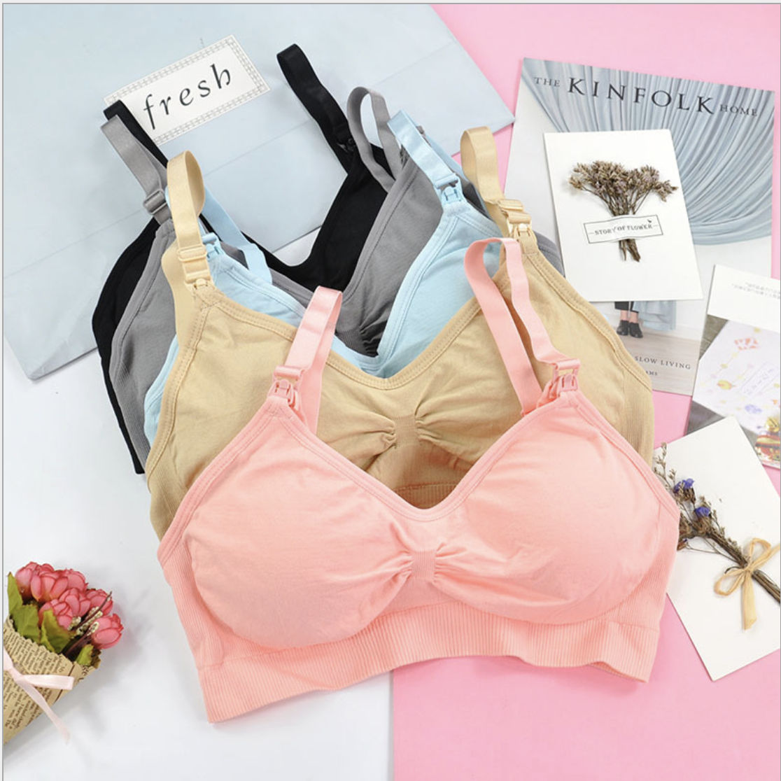 Áo ngực bầu và cho con bú chống chảy xệ AL20 | siêu mềm thoáng mát - áo lót sau sinh không gọng