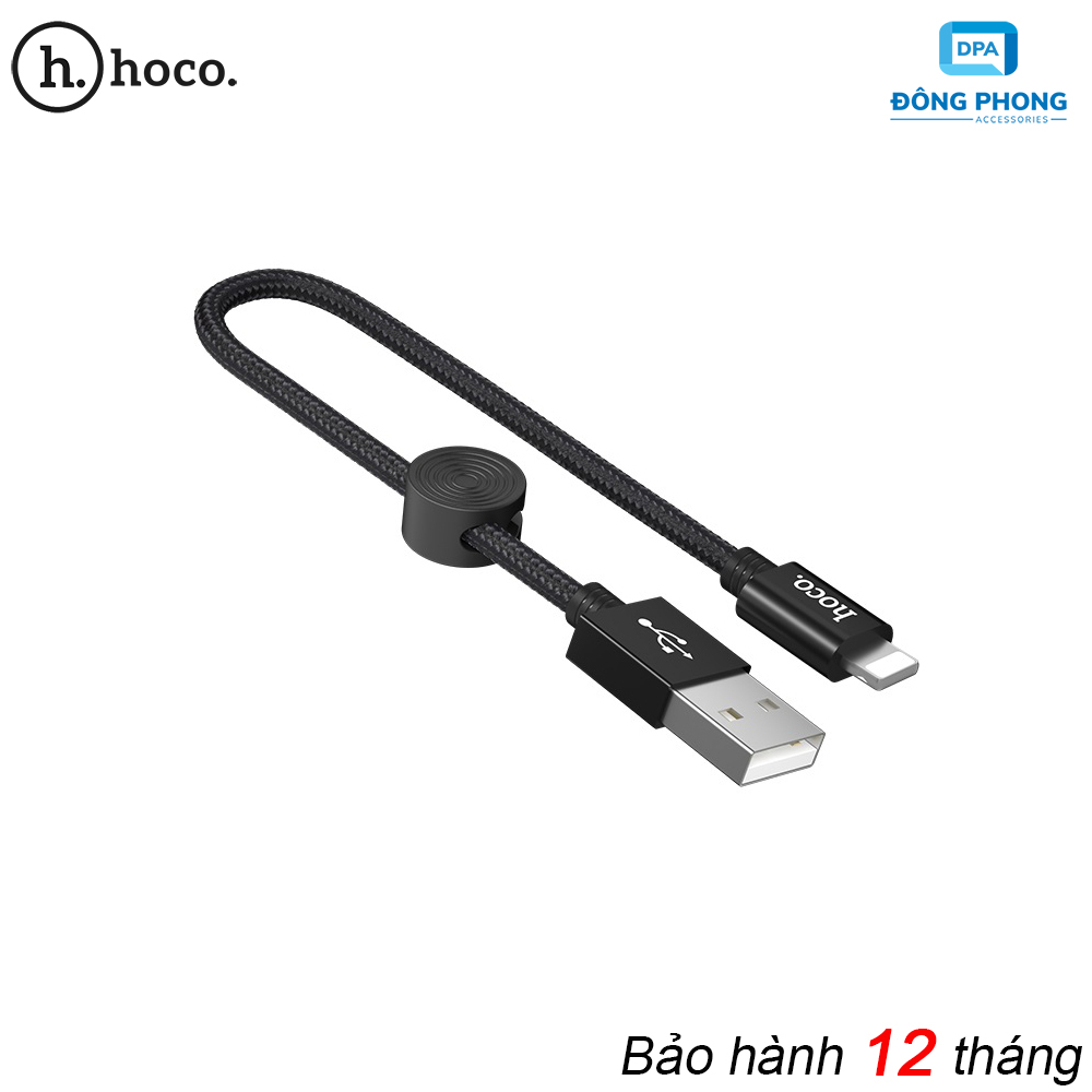 Cáp ngắn hoco x35 sạc nhanh iphone, ipad chính hãng