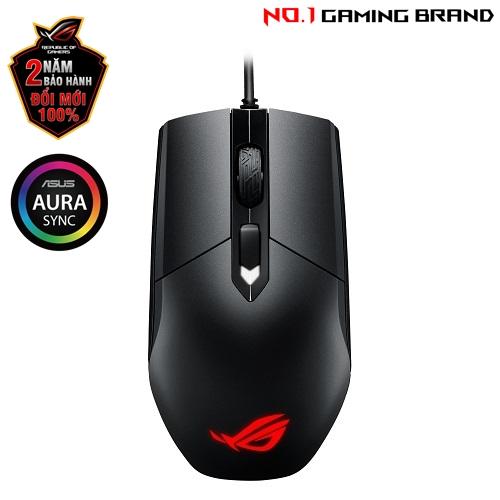 Chuột gaming asus rog strix impact - rog aura sync, switch omron - rog gaming mouse