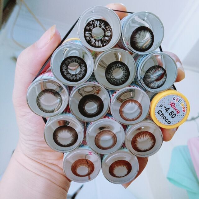 Kính áp tròng màu có độ 0.75 - 7.50