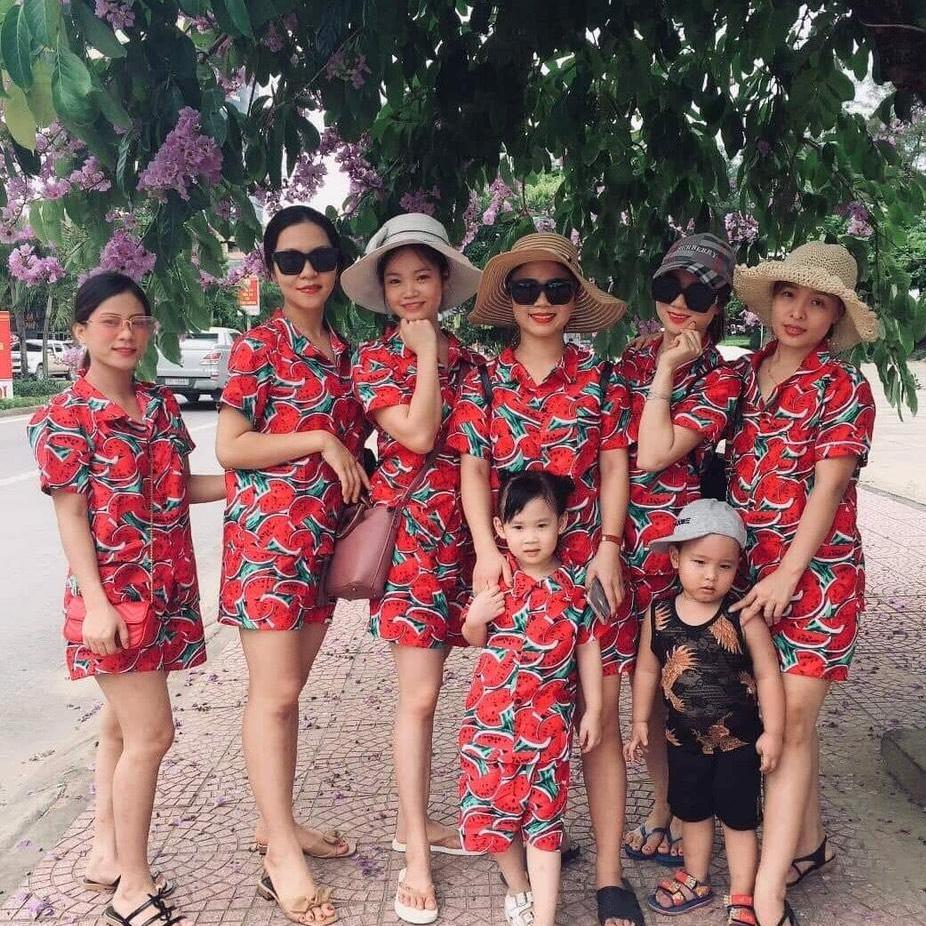 [Lọ lem Luxuxy] Bộ Hoa Quả Gia Đình Đi Biển Cực Chất 2021