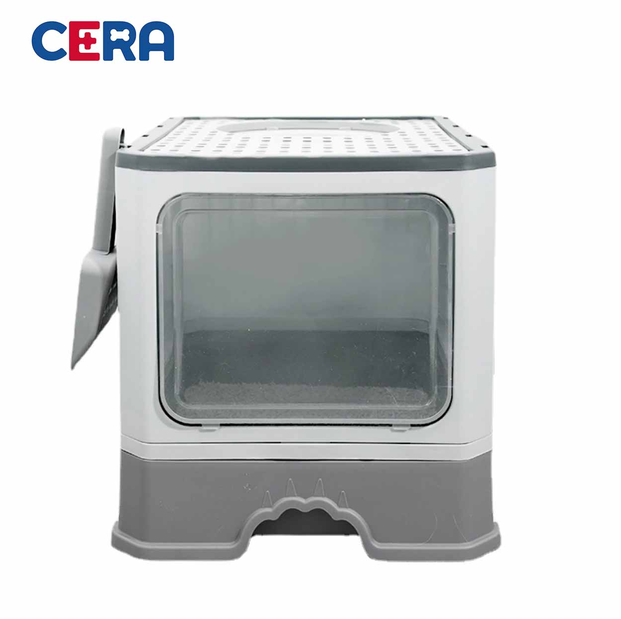 Nhà cát cao cấp cho mèo - khay cát 007