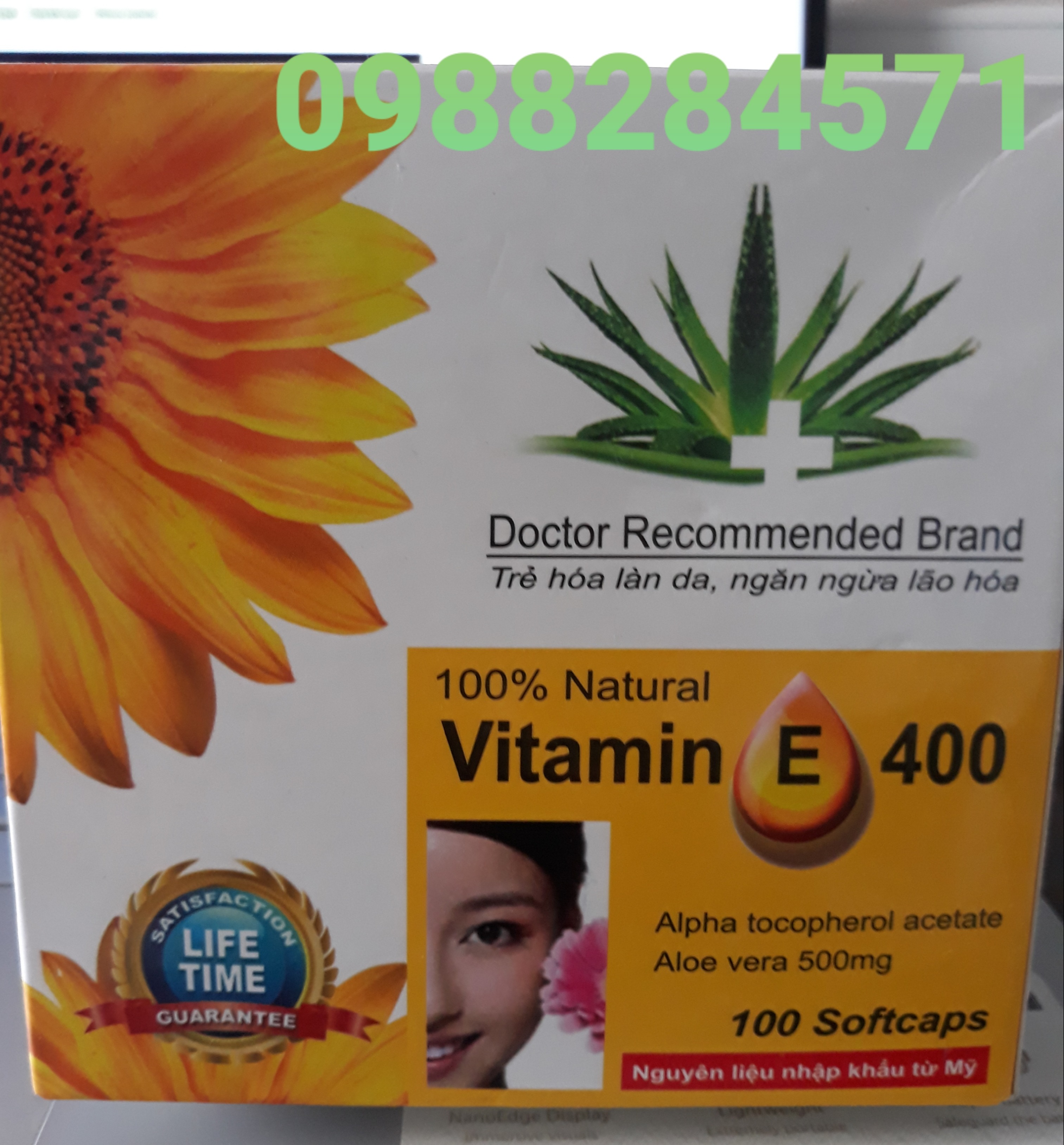 vitamin E 400 hộp 100viên