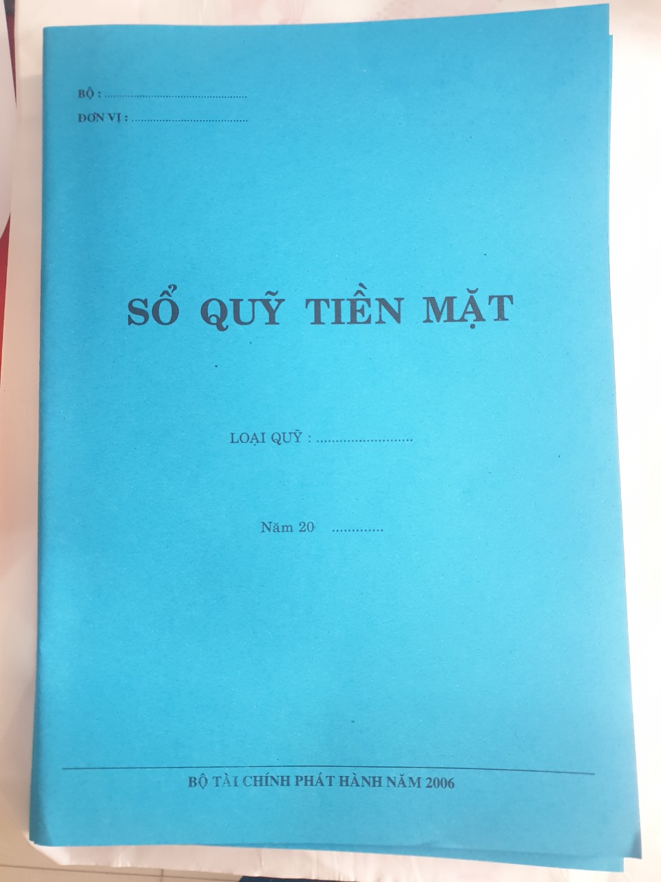 [HCM]Sổ quỹ tiền mặt (2 cuốn)