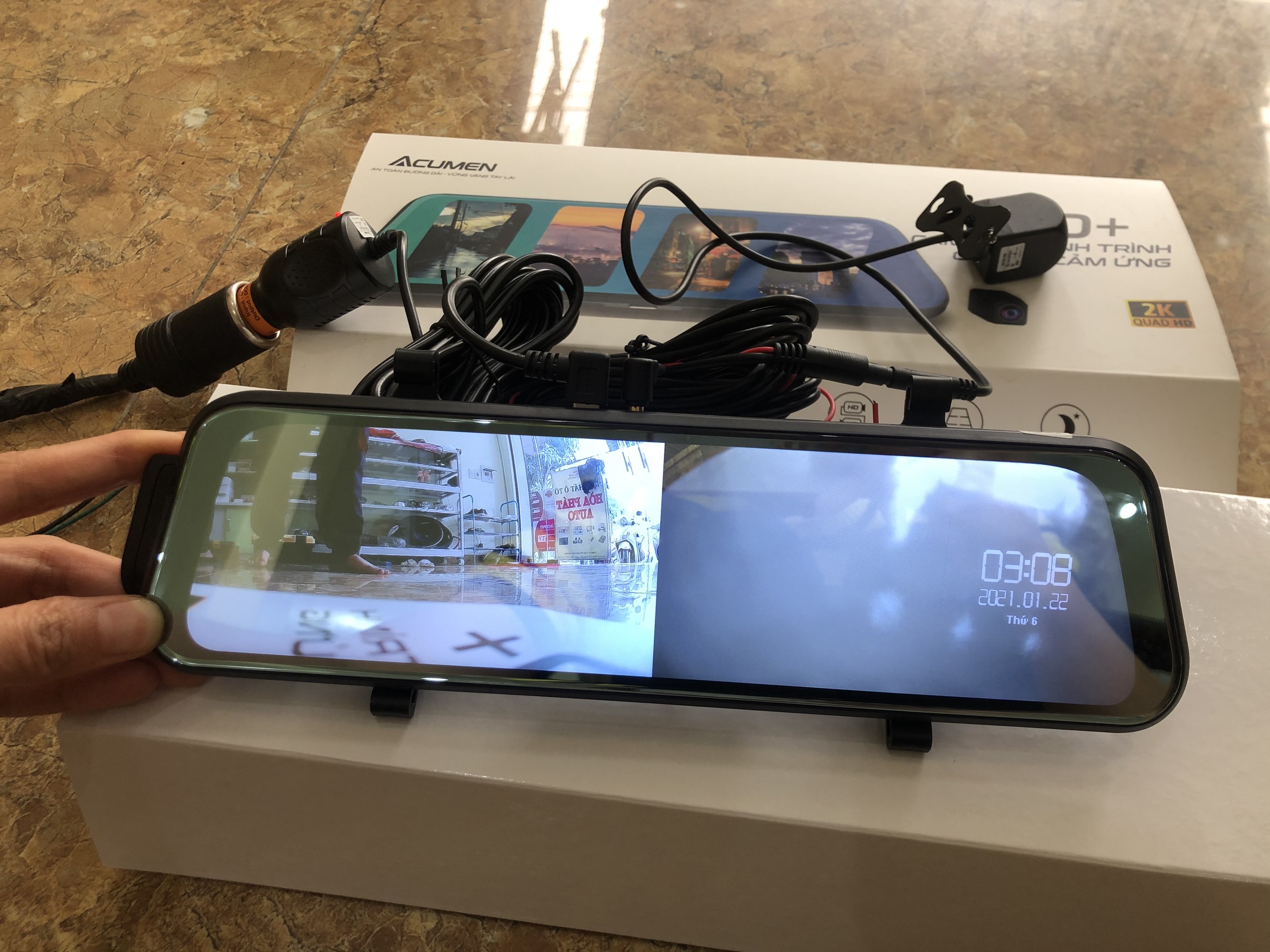Camera hành trình Acumen D10+ dây 6m