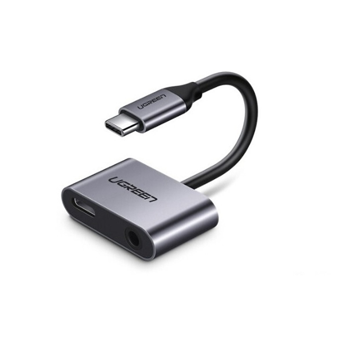 Cáp usb-c to audio 3.5mm hỗ trợ cổng sạc ugreen 50596