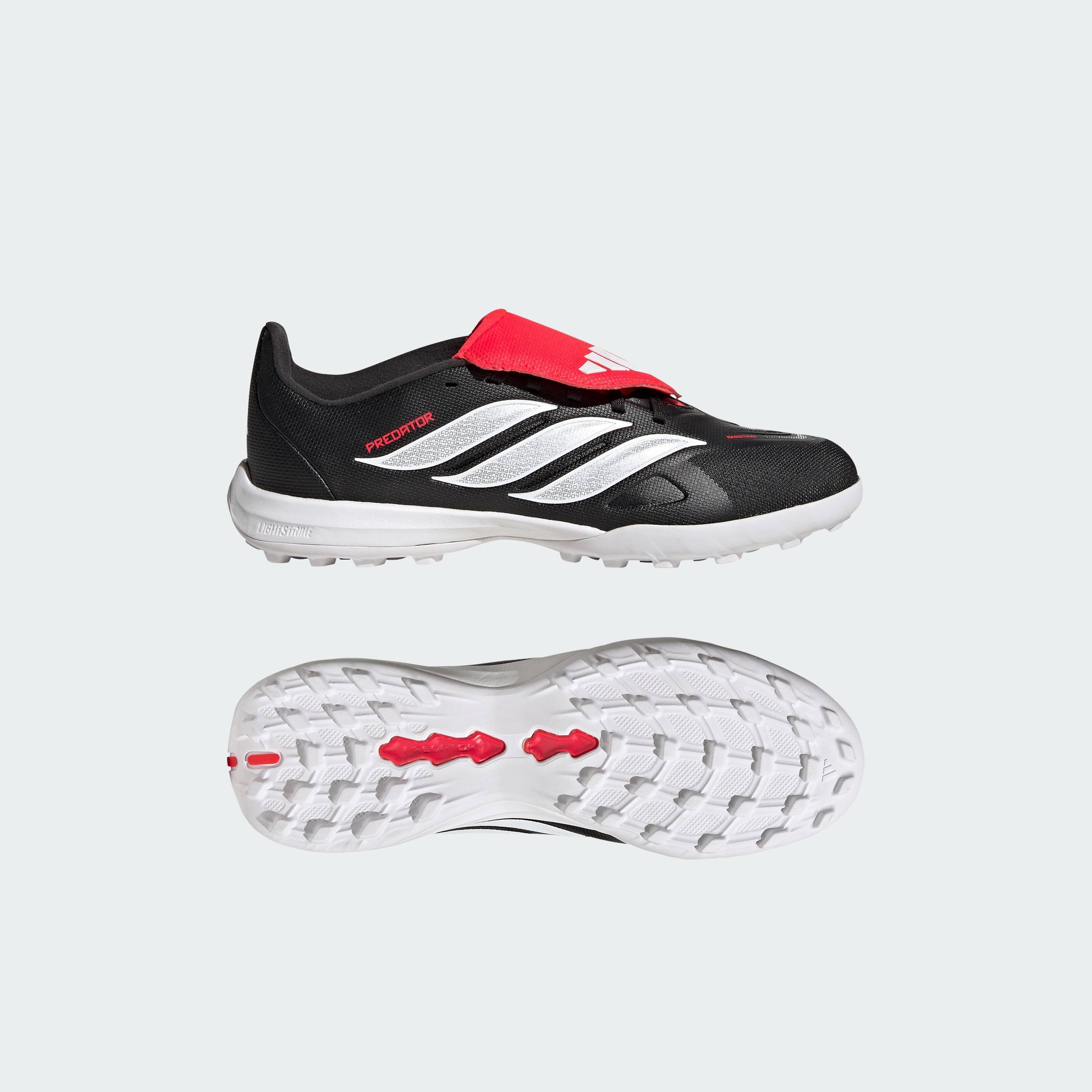 adidas Bóng đá Giày Đá Bóng Sân Cỏ Nhân Tạo Lưỡi Gà Gập PREDATOR LEAGUE Cho Trẻ Em Trẻ em Đen JS1041