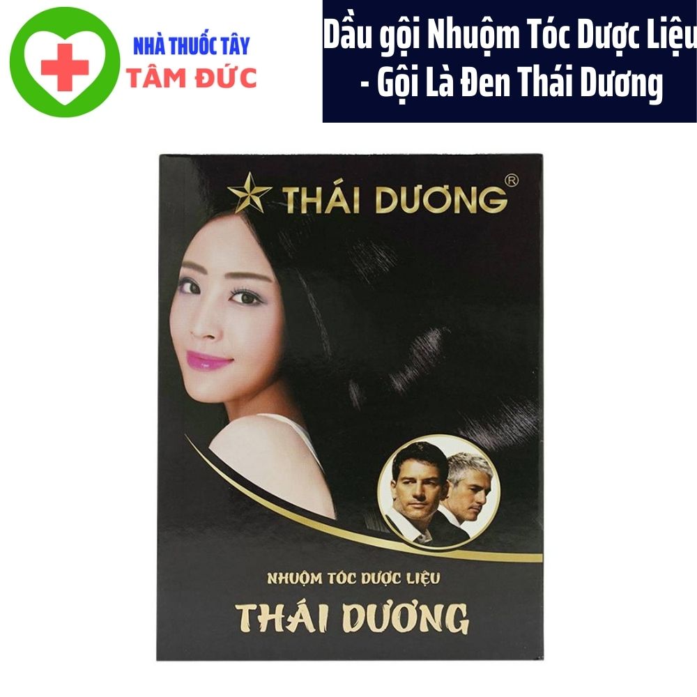 Dầu gội nhuộm tóc dược liệu - gội là đen thái dương