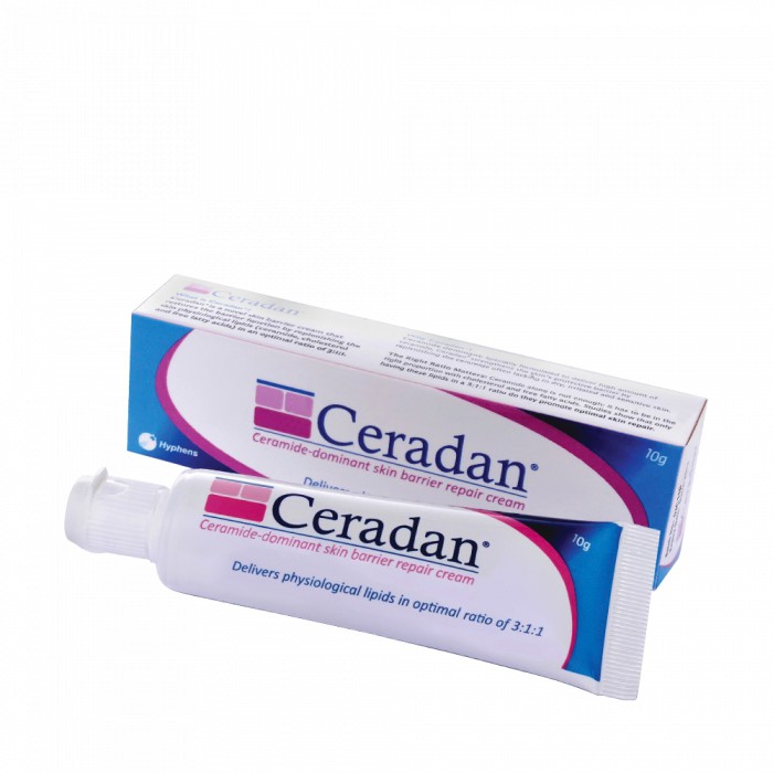 Ceradan 10g kem dưỡng ẩm giúp giảm hăm da, dịu ngứa, mẩn đỏ