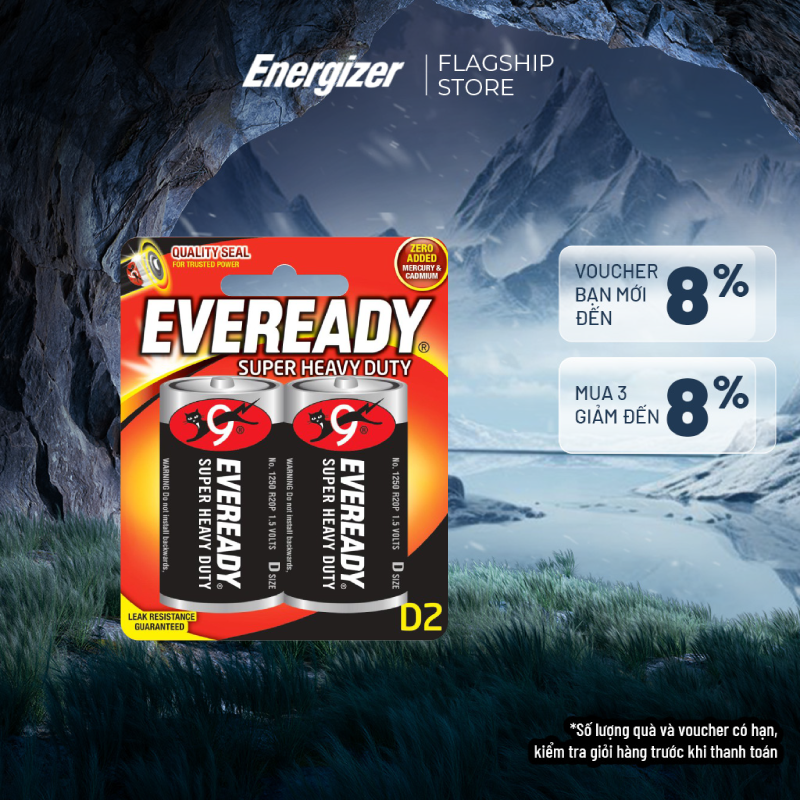 Pin eveready super h.duty 1250 bp2 d
