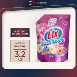 Nước giặt Lix sạch thơm hương nắng hạ túi 2,6kg/3,2kg đánh bật vết bẩn cứng đầu nước giặt hạt lưu hương thơm lâu - Lixco Việt Nam