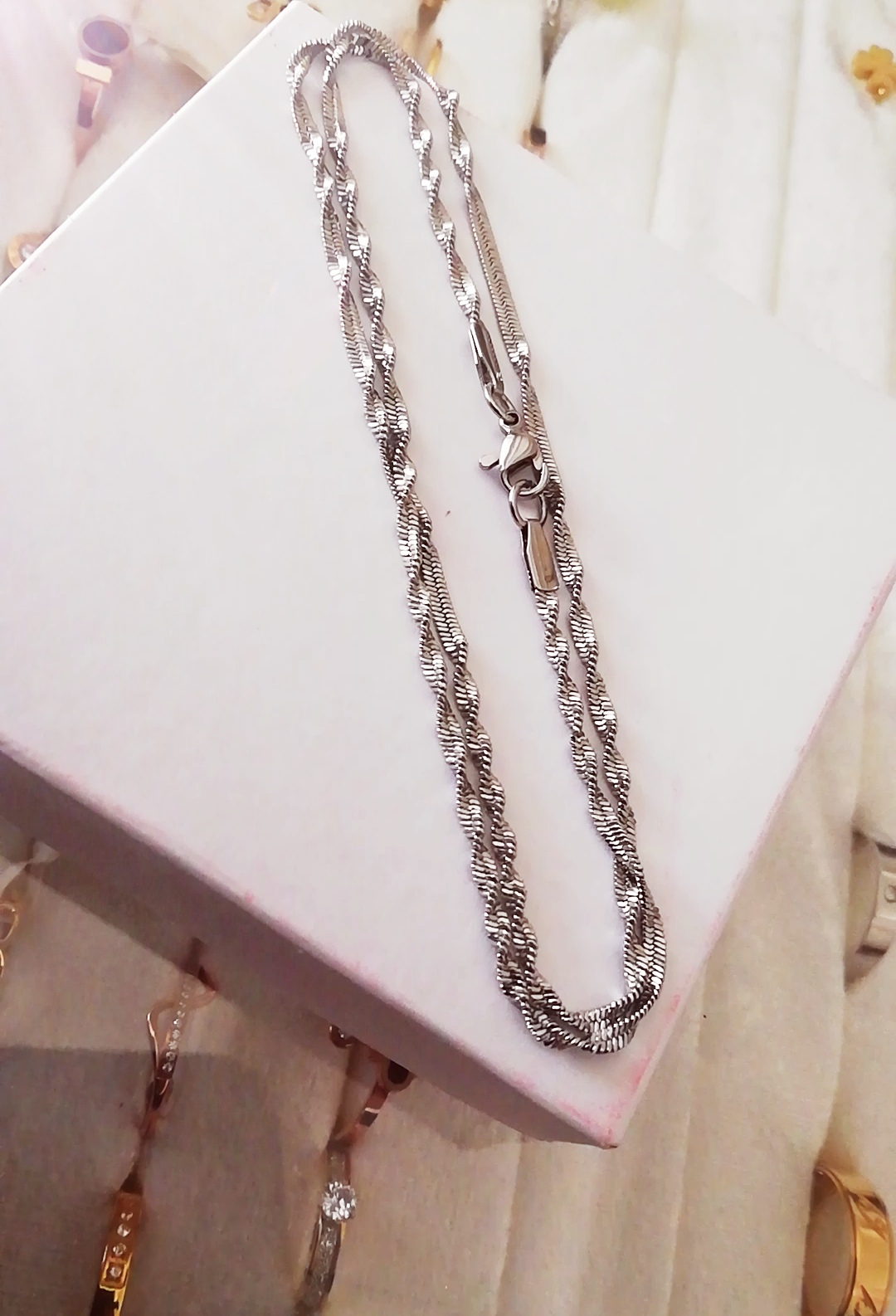 Dây Chuyền Inox Dạng Xoắn