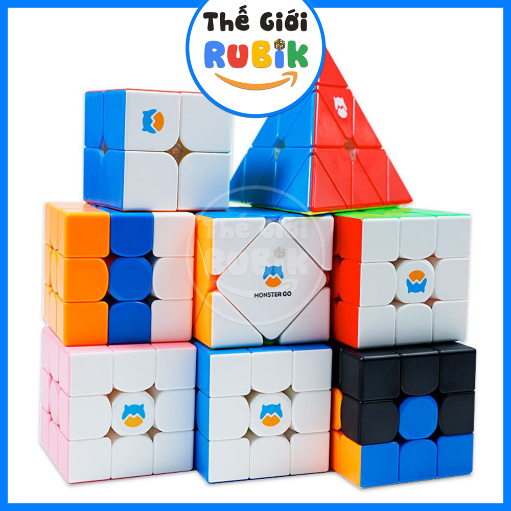 Rubik GAN Monster GO 2x2 3x3 Pyraminx Skewb Stickerless