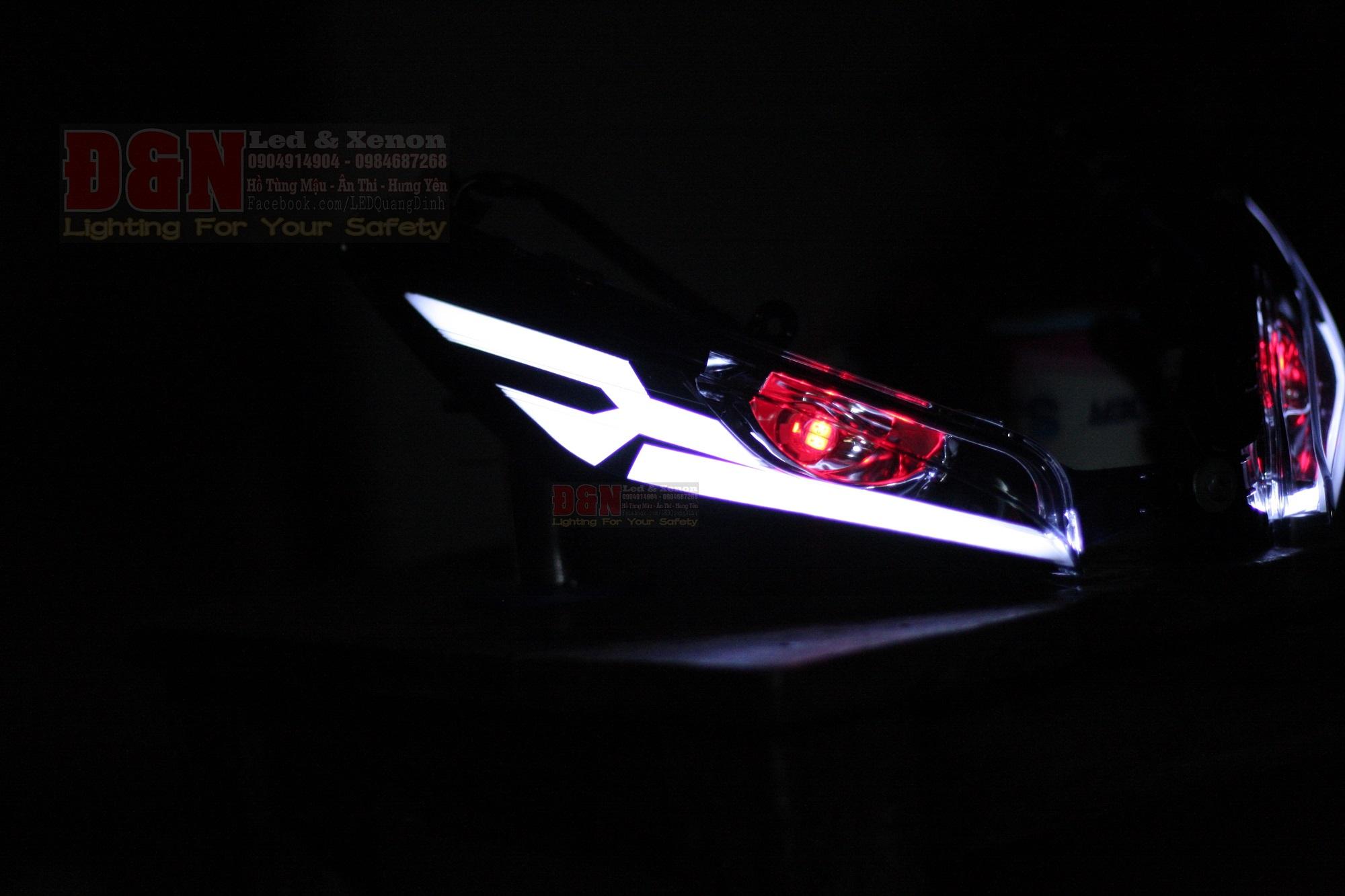 Exciter 135 LED Audi Mẫu Blade (Bao Gồm Cả Cụm Chóa Đèn)