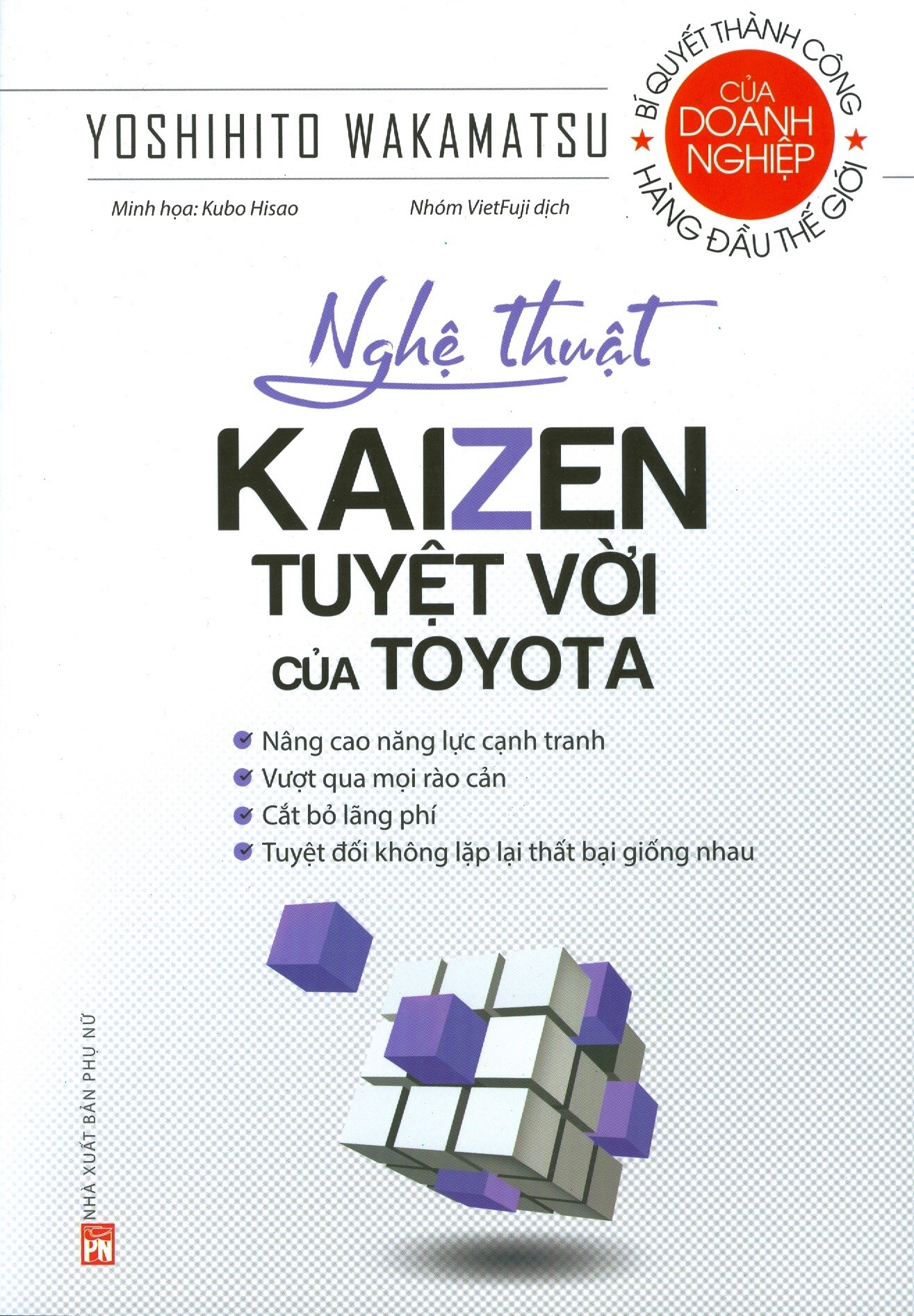 Sách - nghệ thuật kaizen tuyệt vời của toyota - nxb phụ nữ vn