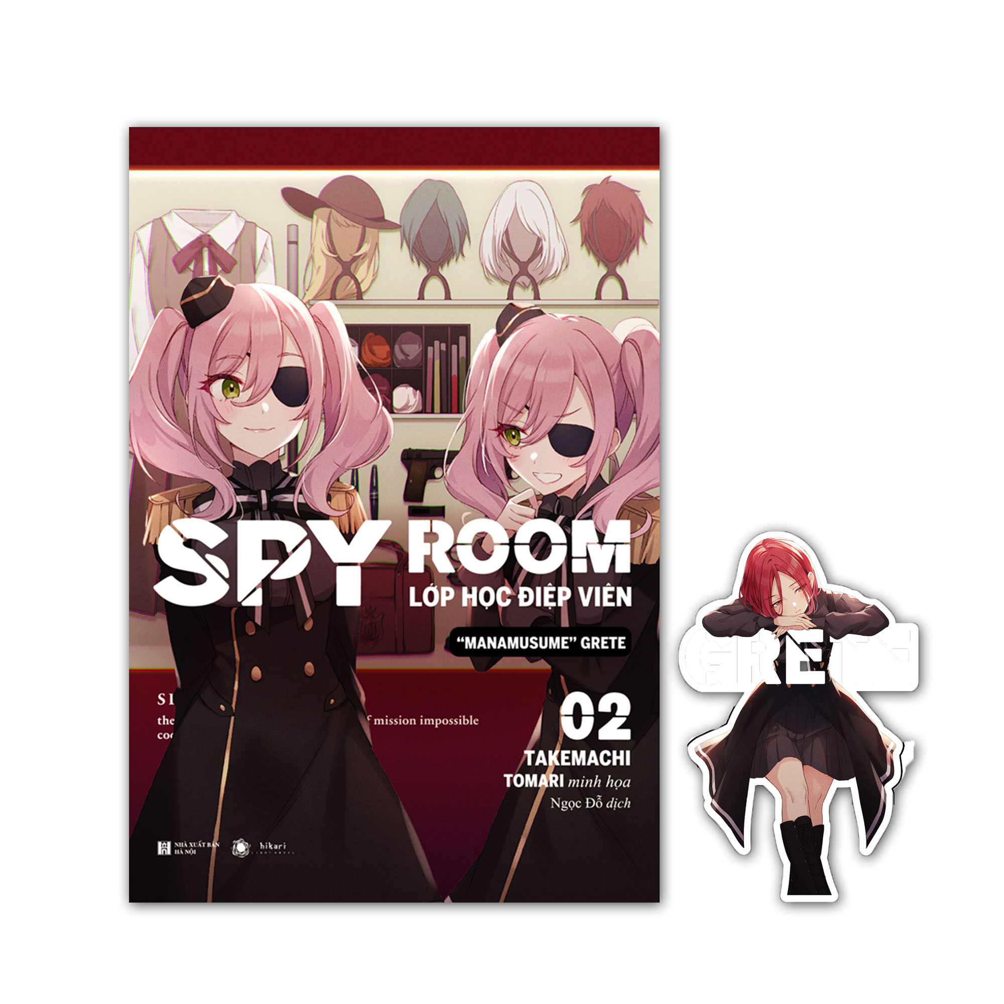 Sách - SPY ROOM Lớp học điệp viên - Tập 2 Manamusume Grete - Tặng Bookmark