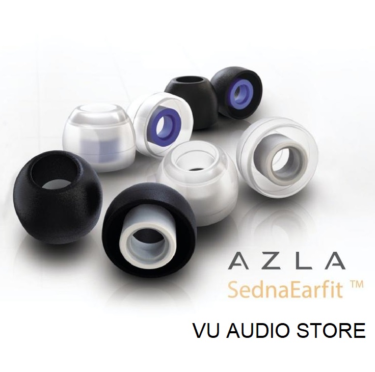 [Nhập ELJAN2 giảm đến 200k cho đơn 99k]Núm tai nghe silicone Azla SednaEarfit Short và SednaEarfitLight Short eartips cho tai nghe nhét tai in-ear