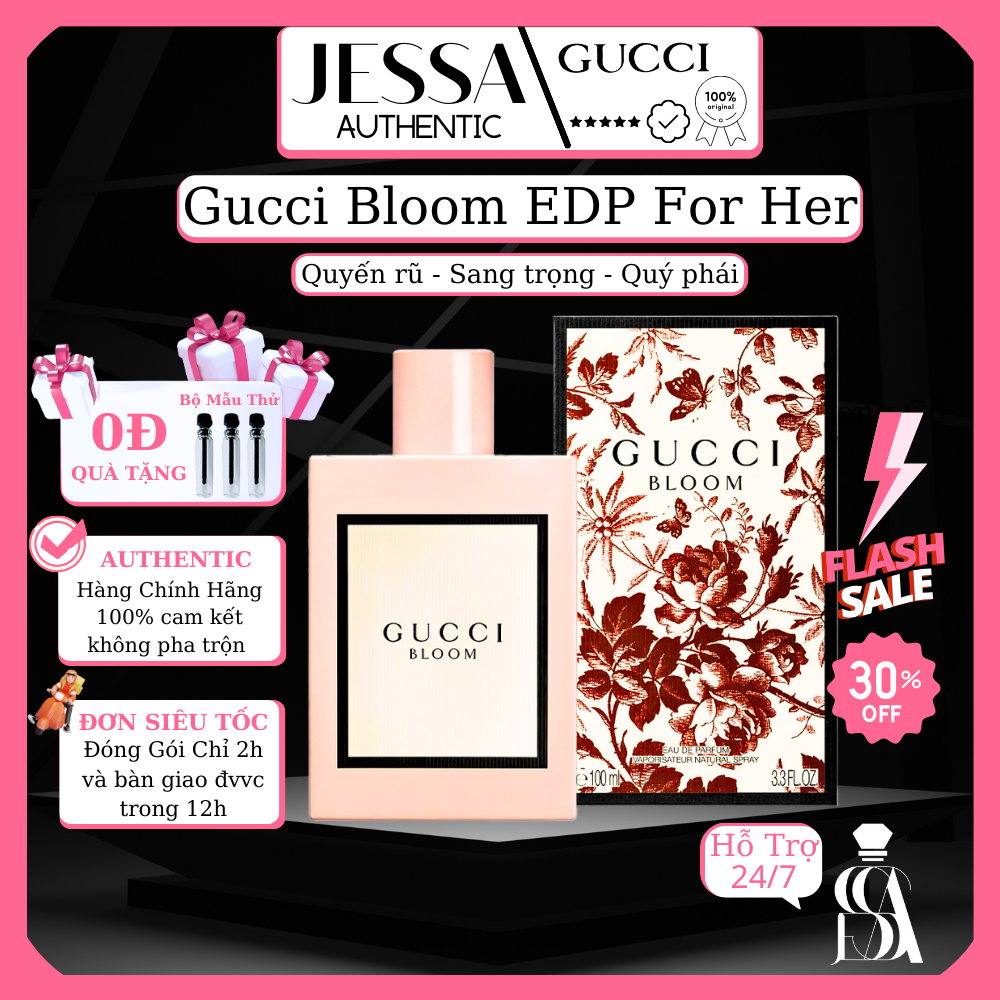 Gc bloom eau de parfum for her nước hoa nữ - hương hoa cỏ quý phái