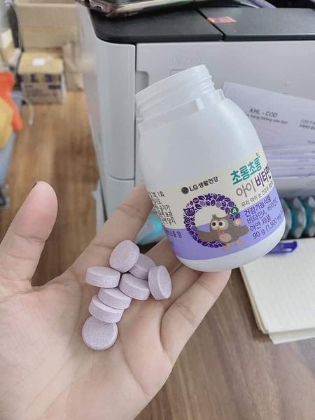 Viên Bổ Mắt Cho Trẻ Em LG Ohui 60 Viên - Chính Hãng Hàn Quốc (vị Việt quất)