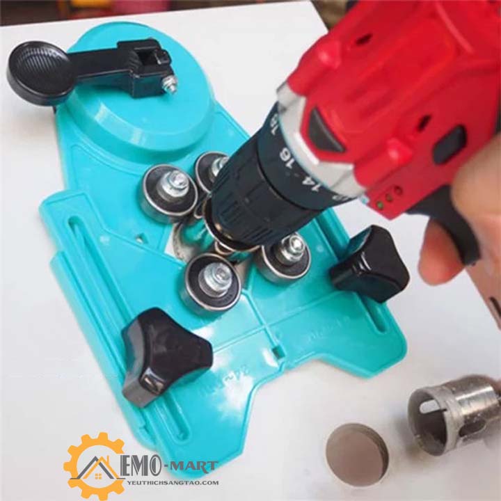 Bộ cữ định vị lỗ khoan trên gạch men, kính