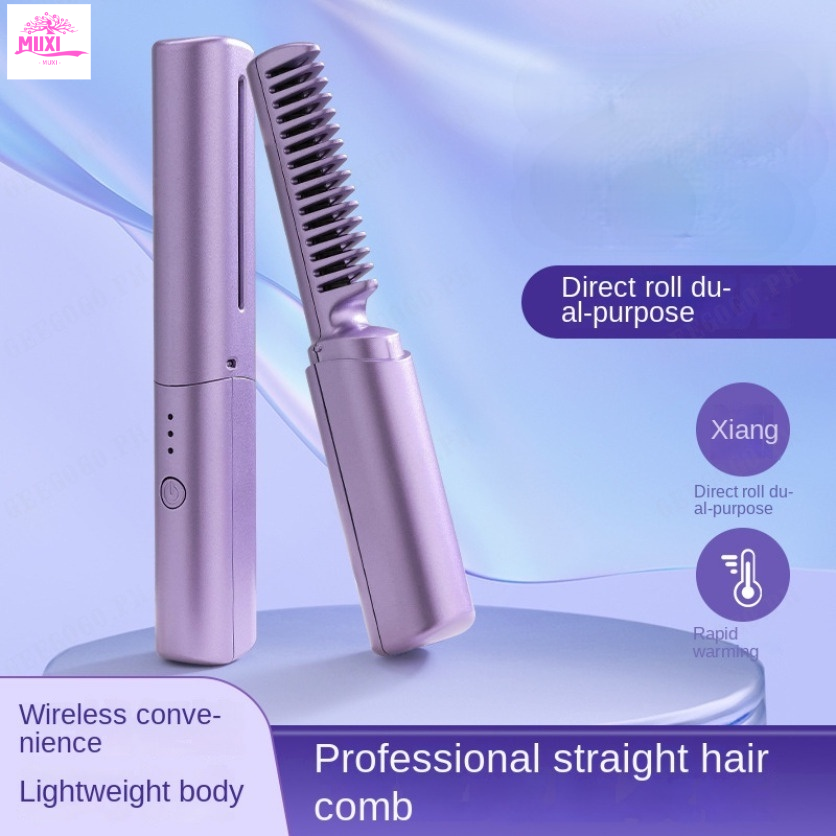 Lược điện chải tóc mini, Lược điện chải tóc đa năng, Lược điện chải tóc pin sạc cao cấp