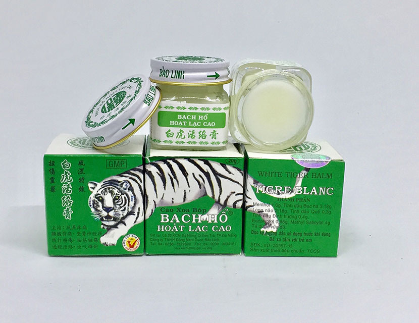 Combo 5 lọ Cao xoa bóp BẠCH HỔ HOẠT LẠC CAO 20g