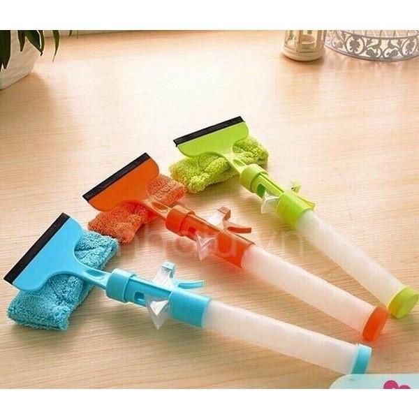 Cây lau kính kèm xịt đa năng tiện ích, bộ phụ kiện lau kính tiện lợi, cây lau kính thông minh,cây lau kính có bông kèm sịt tiện dụng