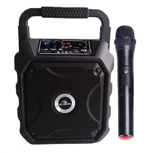 Loa karaoke bluetooth kiomic k68 tặng kèm mic ko dây - lblt kiomic k68 km