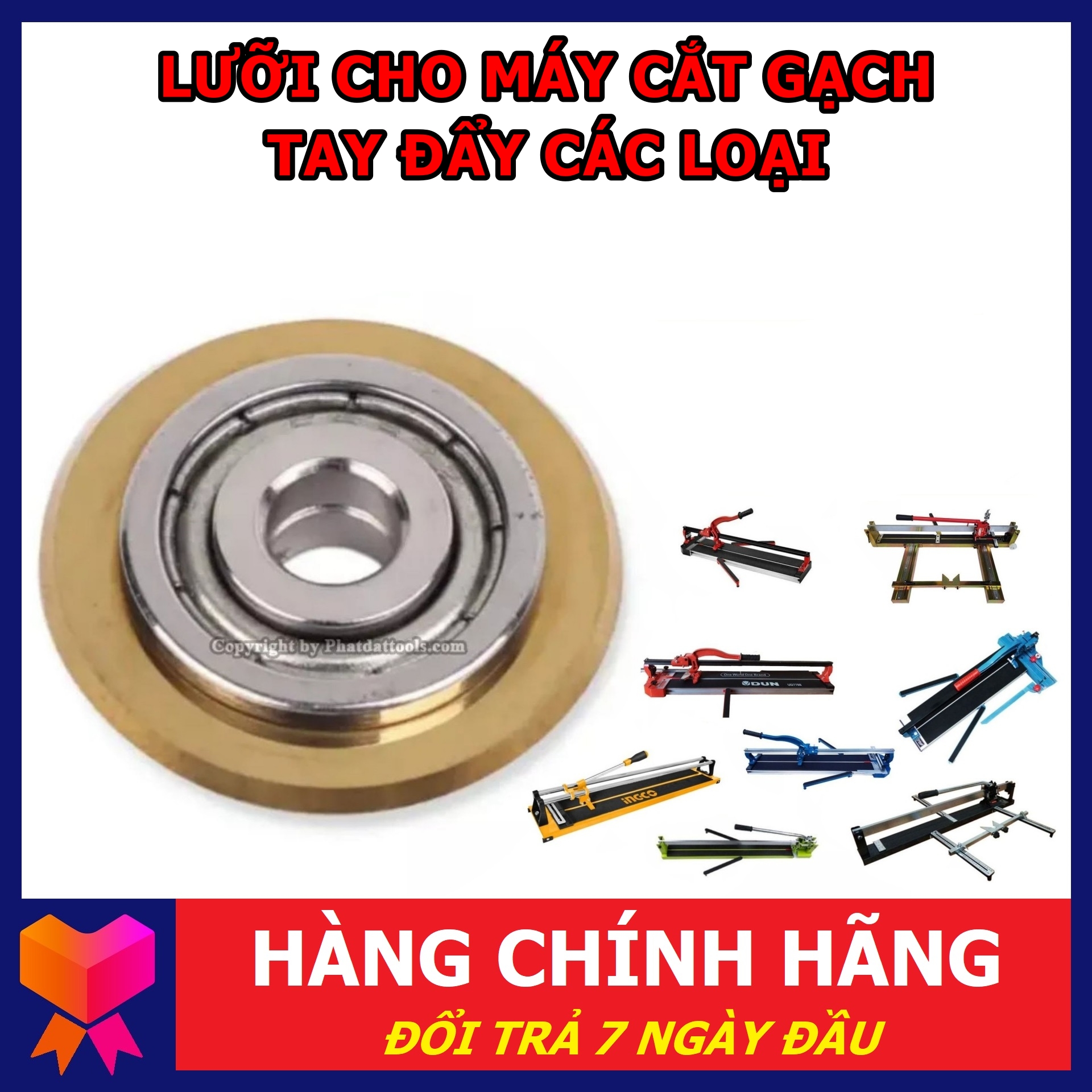 Lưỡi dao cắt gạch cho máy bàn đẩy - lưỡi cắt cho tất cả các loại máy cắt gạch tay đẩy - đài loan