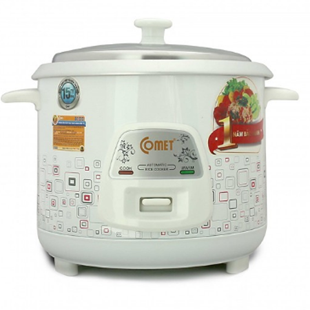 Nồi cơm điện nắp rời 1,2l comet cm8009 - hàng chính hãng