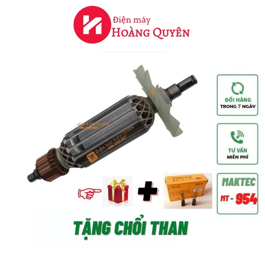 Roto máy mài maktec 954 mt954 - tặng chổi than hq