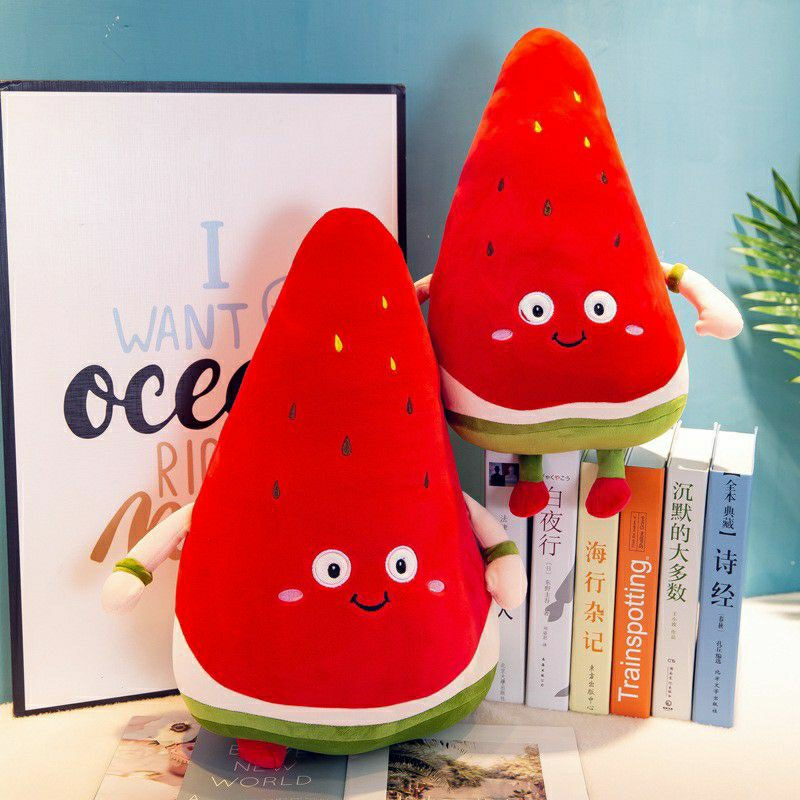 Gối ôm hình trái cây 25cm ~ 30cm 🍓🍉🥕